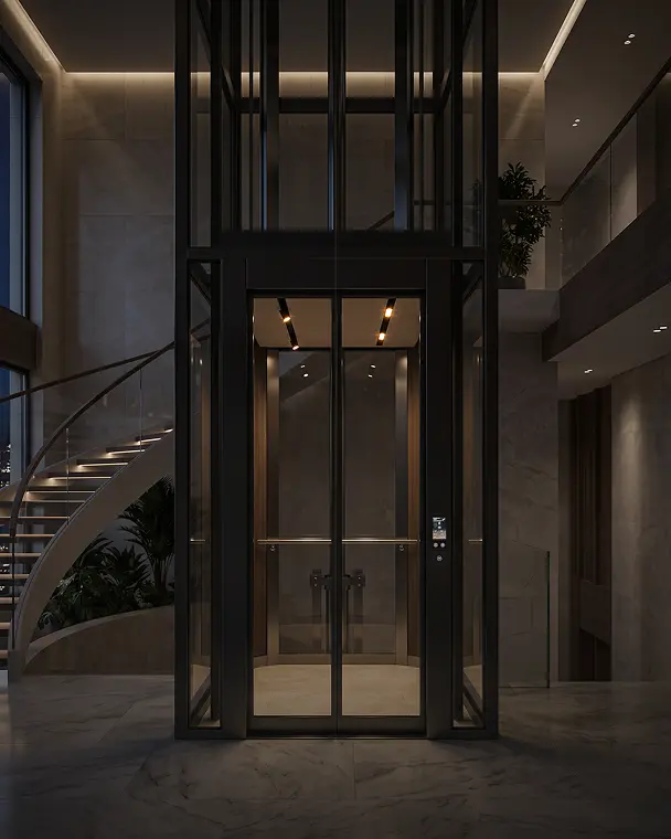 Hydratek elevator interior
