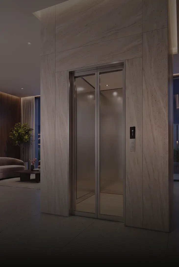 Vertix elevator interior